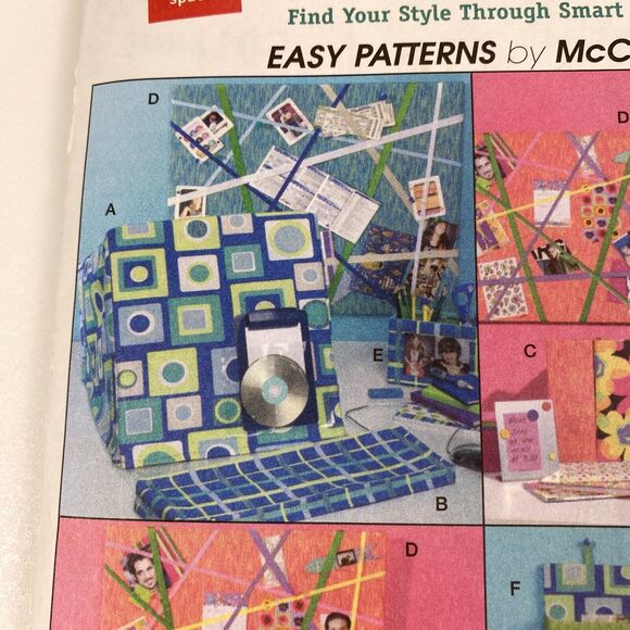 McCalls Pattern M4799 Trading Spaces Bedroom Accessories Uncut FF y2k TLC 2005 - Picture 3 of 10